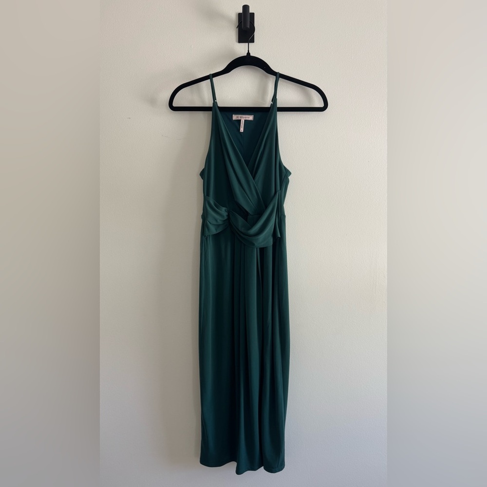 BCBGeneration Hunter Green Midi Dress